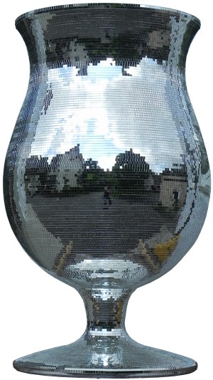 Bierglas mit Spiegelmosaik 1500 mm
